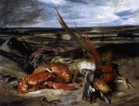 Delacroix, Eugene - Still-Life with Lobster